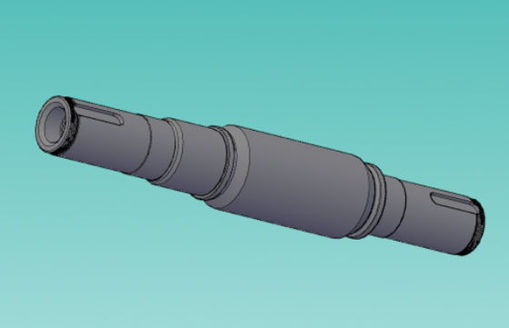 H200N2 TlT 축적 팬 부품 팬 스핀들 42CrMo-5 재료 1750mm 길이